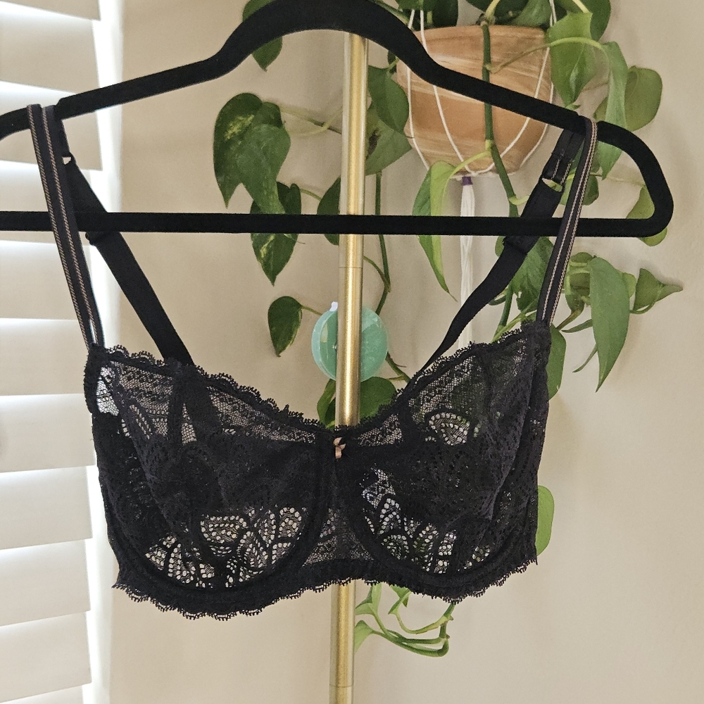 Chantelle Black Lace Underwire Bra